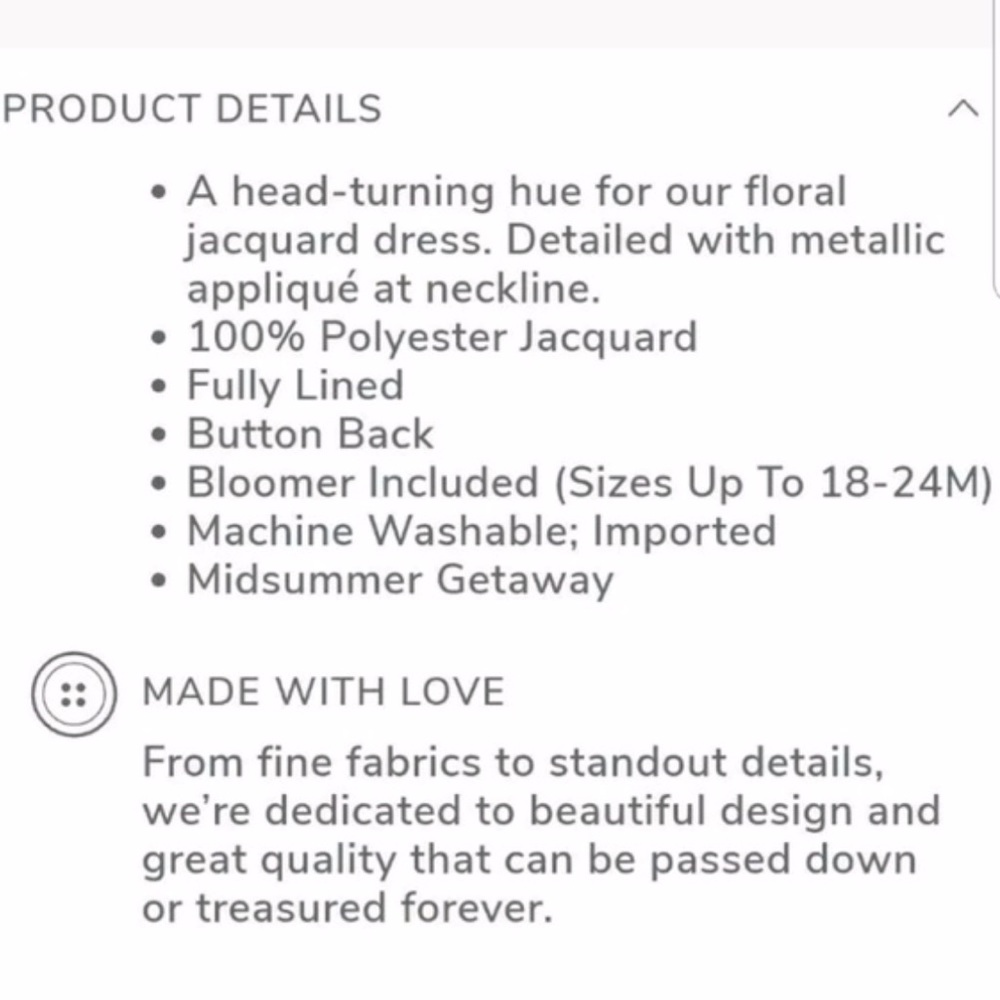 Janie and Jack Floral Jacquard Dress - Picture 4 of 4
